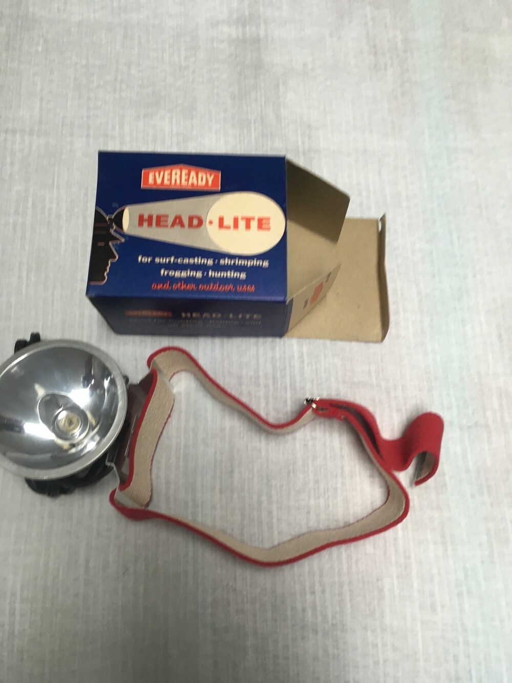 Vintage Eveready Head lamp collectible